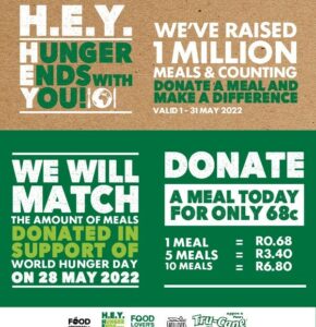 Read more about the article H.E.Y – Hunger Ends with You Campaign