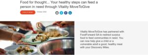 Read more about the article <strong>Vitality Members MoveToGive 123,500 Meals </strong>